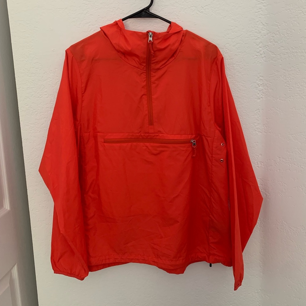 H&M Sport Orange Windbreaker- Size Large